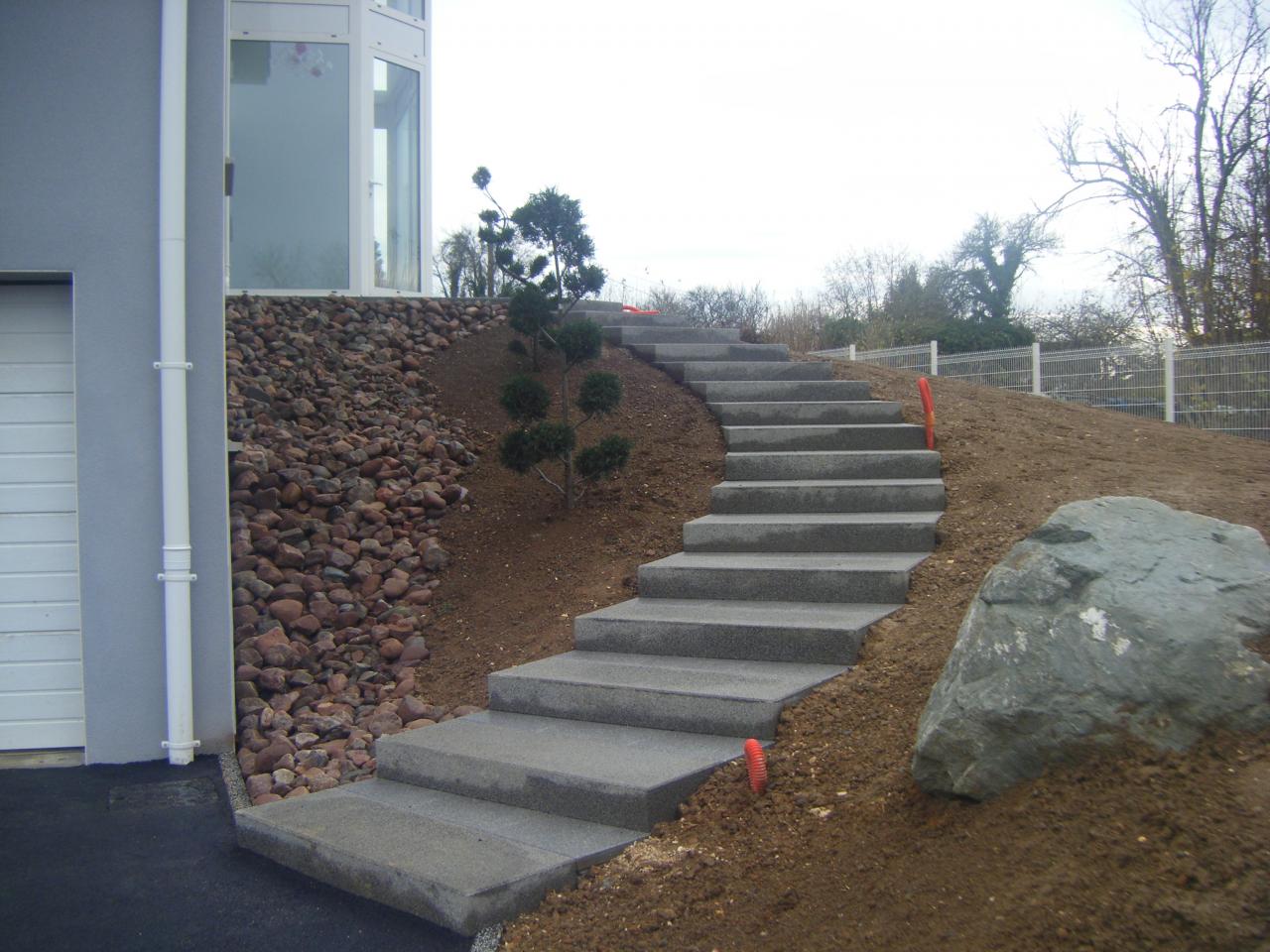 Création d'escalier en béton à La Garde