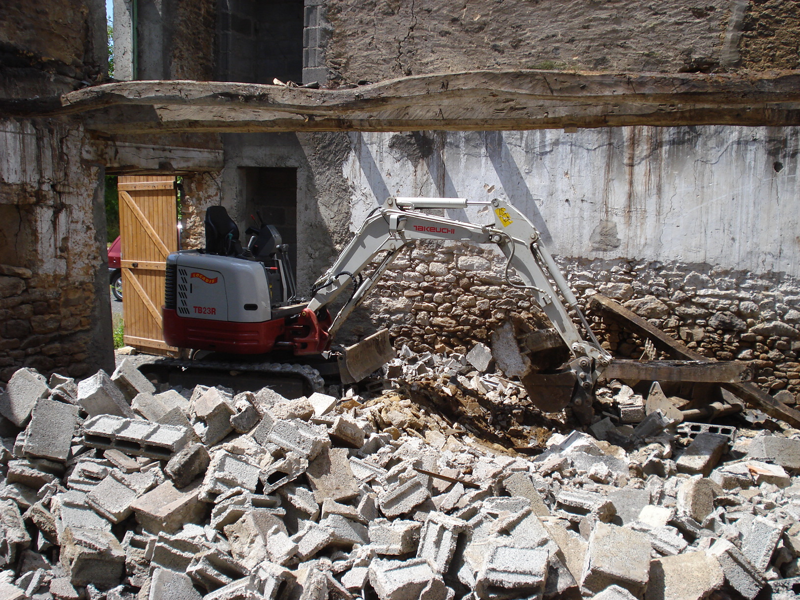 Démolition à Vidauban