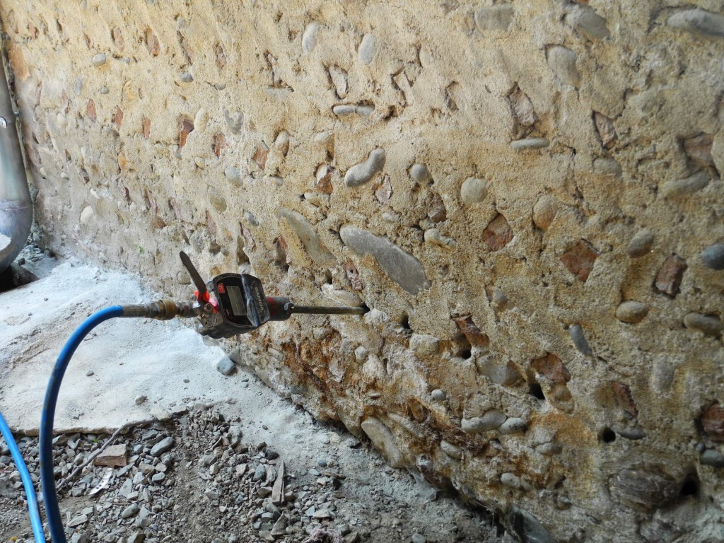 Traitement de remontées capillaires dans le Var